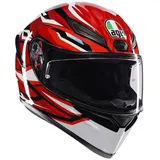 AGV K-1 S Lion Schwarz-Weiß-Rot S