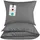 Carpe Sonno Renforcé Uni Grau 155 x 220 cm + 80 x 80 cm