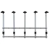 ich-zapfe Ich-zapfe, Bar Zubehör, Profi für 0,7 - 1,0L Flaschen Wandhalterung für 5 Flaschen
