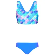 Aquarti Bustier-Bikini Meerjungfrau Violett/Blau/Rosa 140