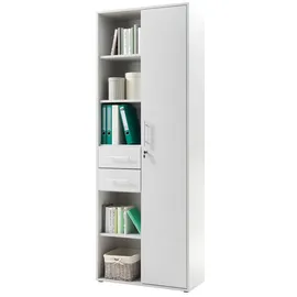 Die Möbelfundgrube PRONTO Büroschrank 80 x 216 x 35,0 cm grau