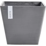 Ecopots Pflanztopf Rotterdam Grau (HxBxT) 43,8 x 50 x 50 cm