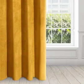 Eurofirany 339480, Durchscheinend, Gelb, Einfarbig Polyester, Öse, 290 g/m2 - Gelb