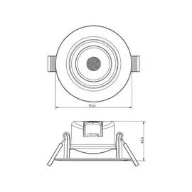 Deko-Light 1St. SMD-68 rund weiß