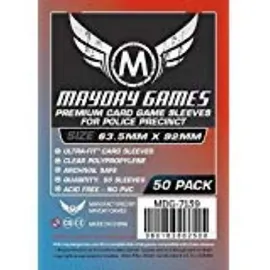 Mayday Games Police Precinct Kartenhüllen 63,5x92mm (50 Stück)