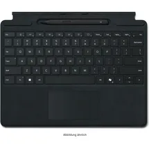Microsoft Surface Pro Tastatur mit Slim Pen für Microsoft Surface Pro Schwarz