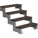 DOLLE Außentreppe Gardentop 72-88 cm 100 cm breit Trimax
