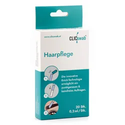 CLICswab Haarpflege Lösung 20 St Unisex