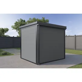 Wolff Finnhaus Metall-Dachrinnenset 290 cm mit 1 Fallrohr für Ulrik & Linnea