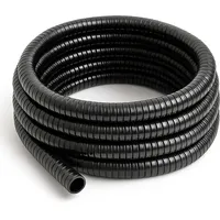 Wiltec Teichschlauch 25m, flexibel, 25mm (1") schwarz - Europe,