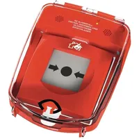 Gfs Schutzhaube e-Cover m.Öffnungsalarm z.Sicherung v.Druckknopfmeldern Ku.rot