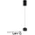 just light. Ballini 5-flg. 220 cm schwarz