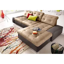 sit&more Ecksofa Palomino L-Form, wahlweise XL oder XXL und mit Bettfunktion braun