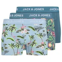 Jack & Jones Unterhemd JACFLOWER BIRD TRUNKS 3 PACK SN S