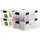 Iris Ohyama Aufbewahrungsbox WSB-30 30 l 4-tlg. transparent