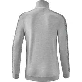 Erima Essential Team Tracktop Sweatjacke Damen hellgrau melange/slate grey 38