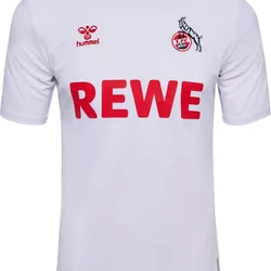 Kinder Fussball Trikot - 1. FC Köln Heimtrikot 23/24 weiß/rot Gr. 128  - 8 Jahre