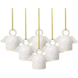 like. by Villeroy & Boch Weihnachtsfigur »Ornamente Engel Winter Glow 6er Set beige« like. by Villeroy & Boch beige