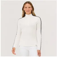 KRIMSON KLOVER Strickpullover Slalom Zip Neck Weiß XL