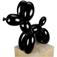 KUNSTLOFT Skulptur, Schwarz, Stein, 50x46x18 cm, Dekoration, Skulpturen &