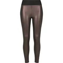 URBAN CLASSICS Faux Leather Leggings Red XS
