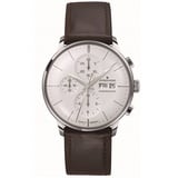 Junghans -Meister Chronoscope English Braun Herrenuhr Automatik Saphirglas 41mm- 027/4120.03