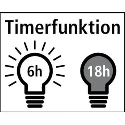 LED-Lichterkette mit Timer und Fernbedienung 3,59m 48 LEDs Warmweiß Warmweiß