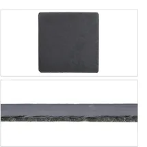Relaxdays Schieferplatten anthrazit 25,0 x 25,0 cm