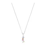 Prinzessin Lillifee Lillifee Kette mit Anhänger Lillifee-Motiv orange/rosa/silber Silber