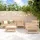 vidaXL Garten-Lounge-Set 6-tlg. braun/beige