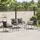 vidaXL Gartenmöbel Set 4-tlg. Schwarz/Anthrazit