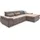 die planbar Ecksofa DIE PLANBAR "MP-IN16037 L-Form, Breite 289 cm, mit Kaltschaum-Polsterung", lila (flieder), B:289cm H:85cm T:195cm, 100% Polyester, Sofas, Ecksofa, mit Sitztiefenverstellung & Zierkissen