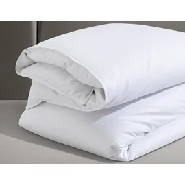 RIBECO "Leon", silberweiß 155x220 cm weiß extrawarm (6192971371)
