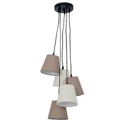 Näve Textilpendelleuchte Boho