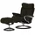 Stressless Relaxsessel Leder 91 x 112 x 84 cm Braun mit Hocker