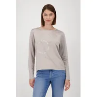 Monari Schlupfbluse »Schluse Basic Schmuck« mit Folienglanzdruck Gr. 42,