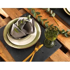 HIT Trading Untersetzer QUARTO (BHT 40x1x30 cm - Anthrazit - Schiefer - Unikat