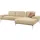 W.Schillig Ecksofa "run, Designsofa mit tollem Sitzkomfort, bequem, L-Form", beige (sahara s37), B:319cm H:88cm T:178cm, Longlife Xtra-Leder Z73: Naturwalkleder der Luxusklasse aus den erlesensten Rohhäuten.