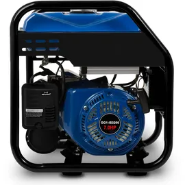 Eberth 3200W Inverter Stromerzeuger leise, 7 Ps Benzinmotor, 4-Takt, 2x 230V 2x USB