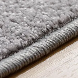 Steffensmeier Teppich Ibiza | Wohnzimmerteppich | Stilvoll | pflegeleicht, | Jugendteppich | Grau, Größe: 60x90 cm