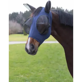 Covalliero Fliegenschutzmaske FinoStretch blau, Cob