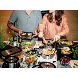 Rösle FLEXX 2GO Snack-Set eckig schwarz 19,9 x 19,5 cm 0,25 l