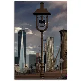 Artland Leinwandbild »New York One World Trade Center«, New York, (1 St.), auf Keilrahmen gespannt, grau