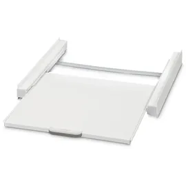 xavax Zwischenbaurahmen für Waschmaschine und Trockner mit Auszug als Ablage