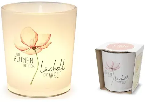 la vida Windlicht inkl. Teelicht - Blüte