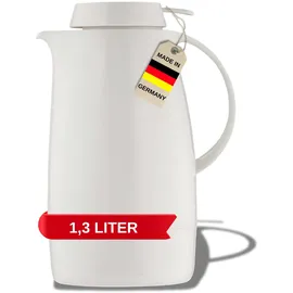 Helios Thermoskanne 1,3 l Weiß