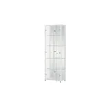 Höffner Vitrine ¦ weiß ¦ Maße (cm): B: 58 H: 172 T: 33.0