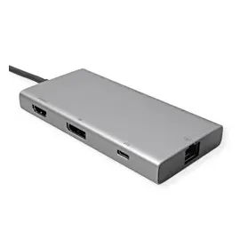 Value USB-C Dock HDMI+DP+GbE+ 2xA+ 1xC+ PD 4K60 - Digital/Daten - Digital/Display/Vide (USB-C, Dockingstation, HDMI+DP 3x USB 3.2Gen1 (1x C 2x A), 1x 1x RJ45