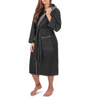 Normani Damen Wellness-Bademantel aus 100% Baumwolle in | Gr.: