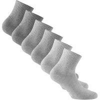 Rohner Socks Sneakersocken 3er Pack Grau 43-46